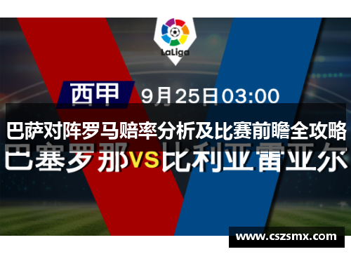 巴萨对阵罗马赔率分析及比赛前瞻全攻略